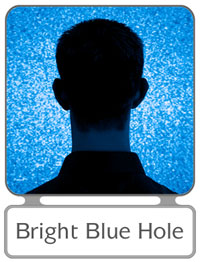 Bright Blue Hole